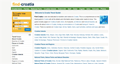 Desktop Screenshot of find-croatia.com