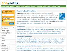 Tablet Screenshot of find-croatia.com